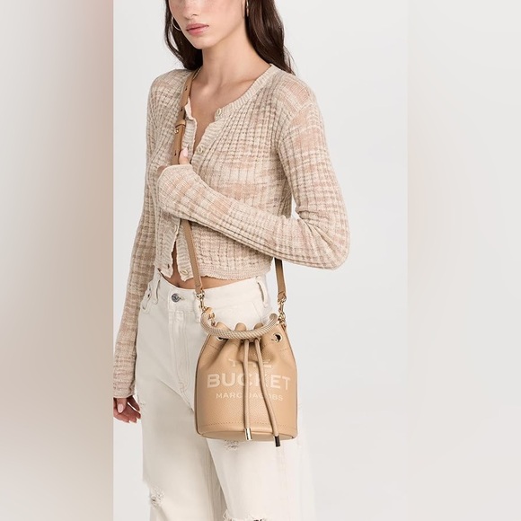 Marc Jacobs Beige Bucket Bag with Gold Accents - Picture 3 of 4